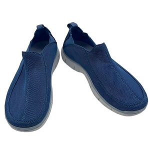 Lands' End Blue Mesh Breathable Slip-On Shoes Women's Size 10